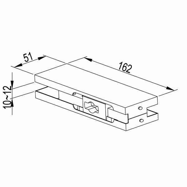 KMJ11310-Bottom Patch fittings (M 101)